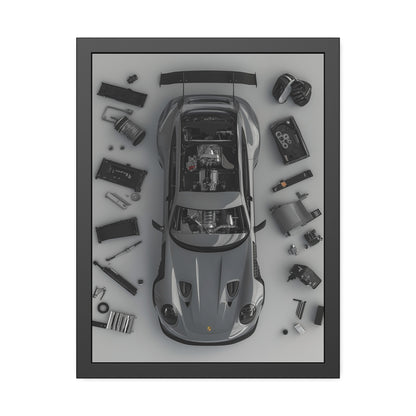 Porsche GT3RS Framed Poster US