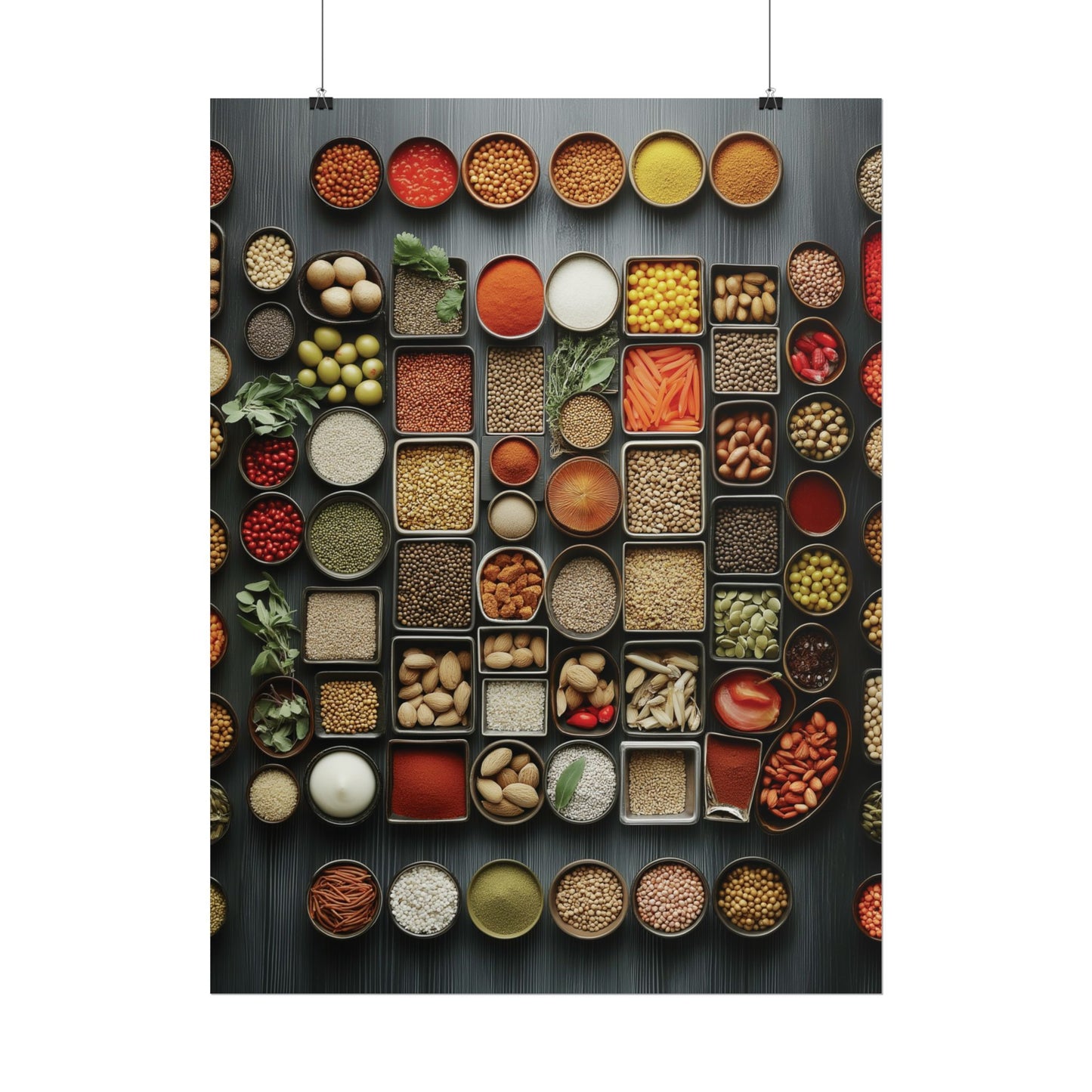 Ingredients Rolled Poster