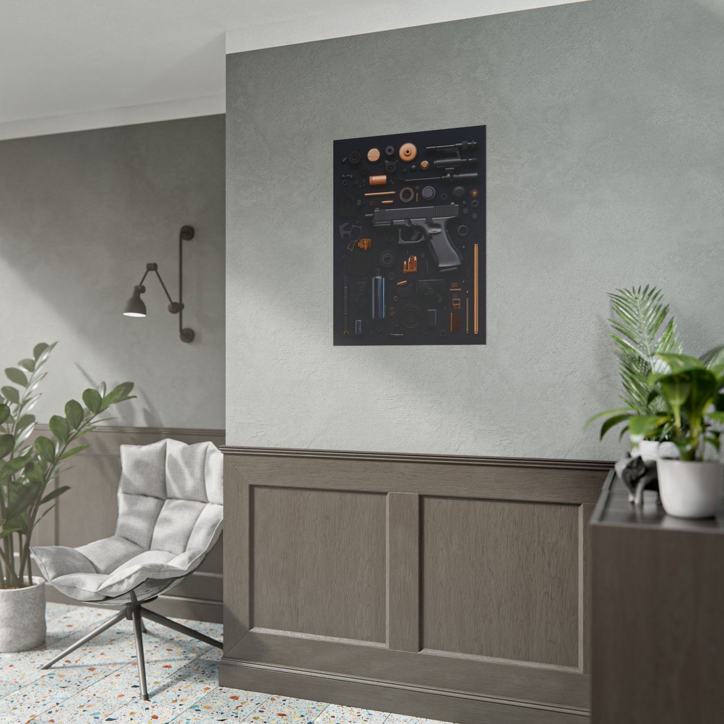 Black Gun_Art Rolled Poster