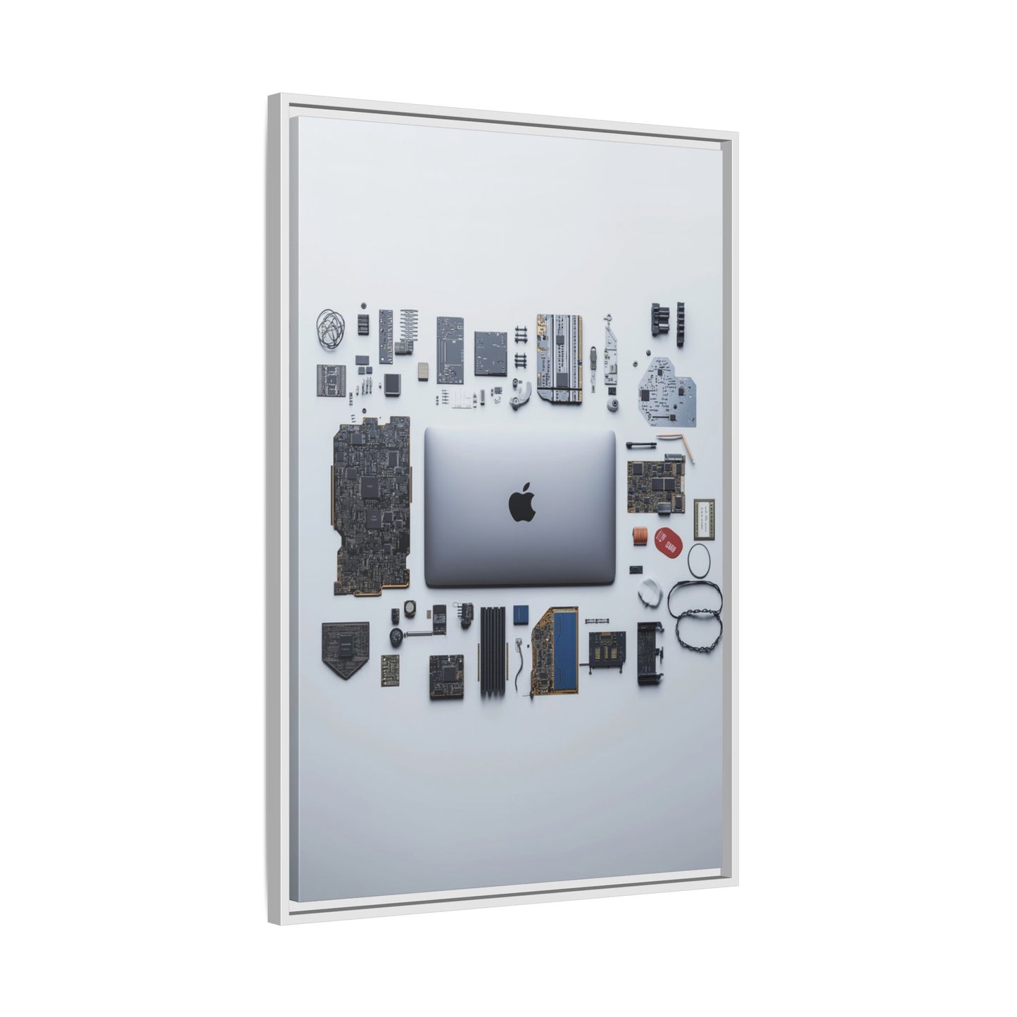 Grey Mac Framed Canvas