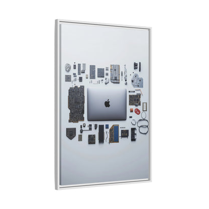 Grey Mac Framed Canvas