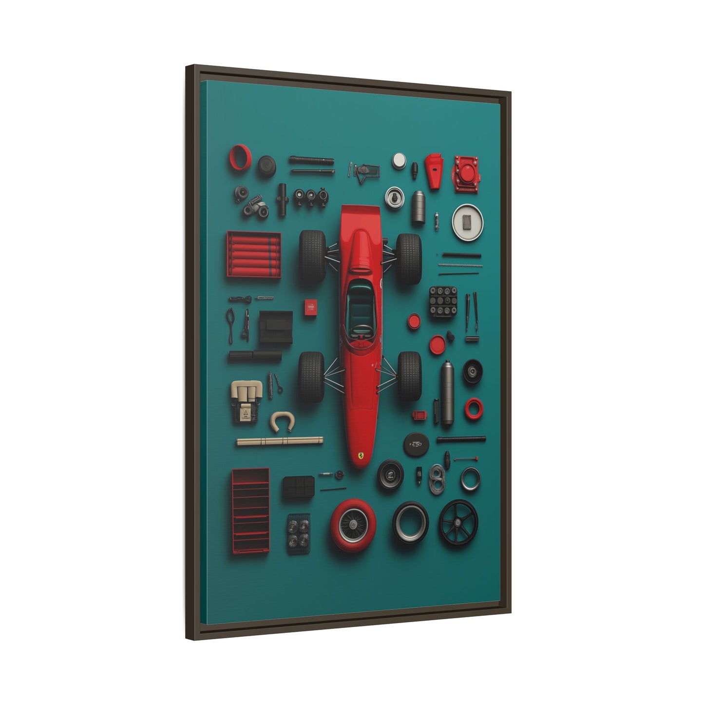 F1 Classic Framed Canvas