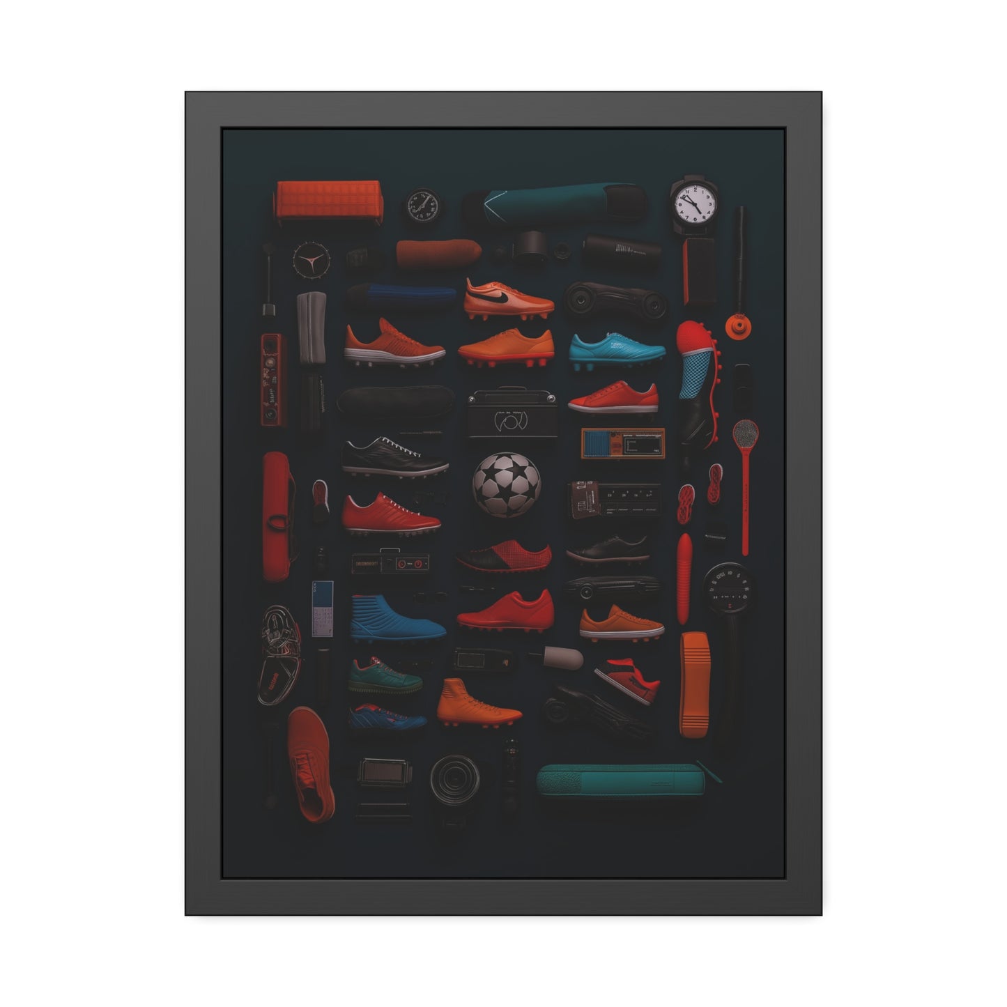 Soccer Cleat Framed Poster US