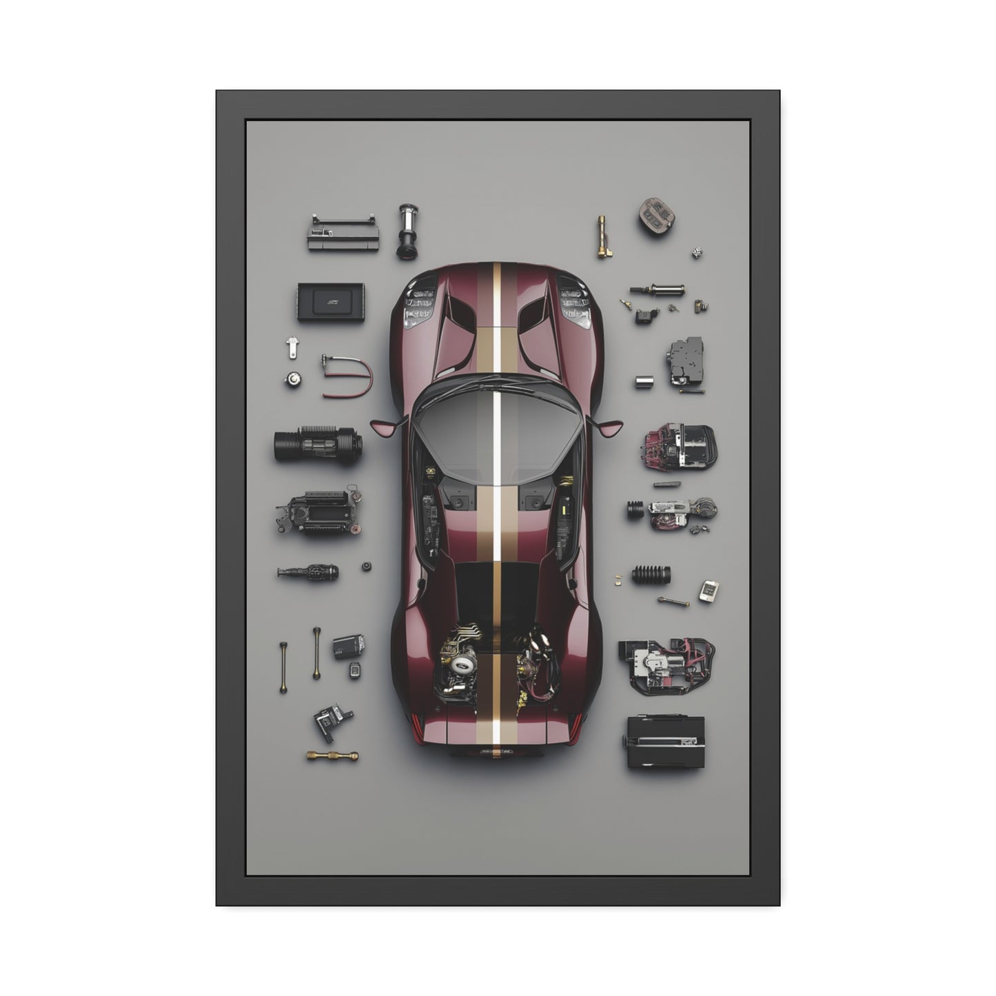 Ford GT Framed Poster US