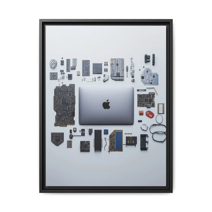 Grey Mac Framed Canvas