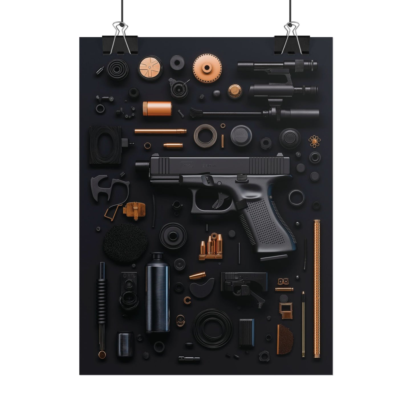 Black Gun_Art Rolled Poster