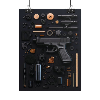 Black Gun_Art Rolled Poster