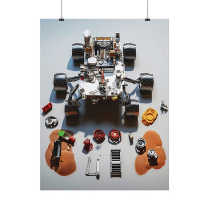 Space Rover Rolled Poster