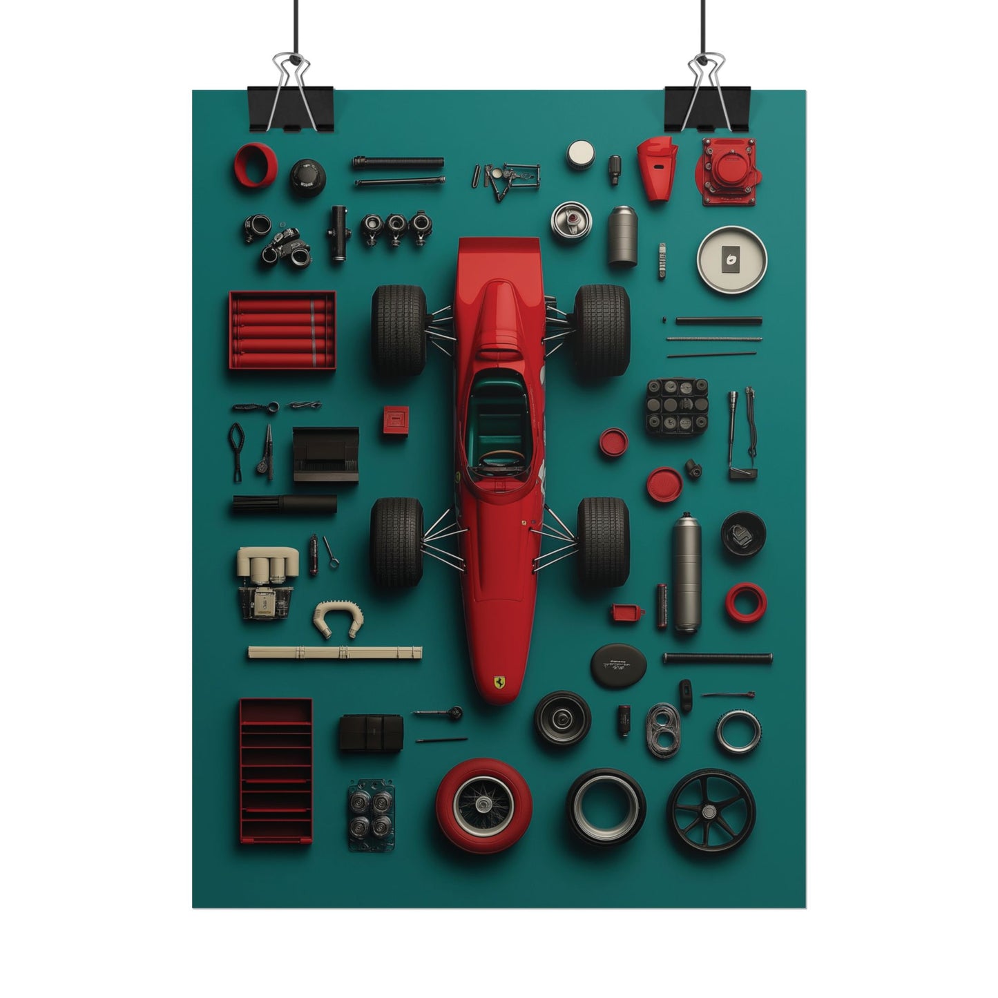 F1 Classic Van Rolled Poster