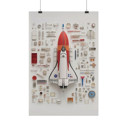 Shuttle Rolled Poster