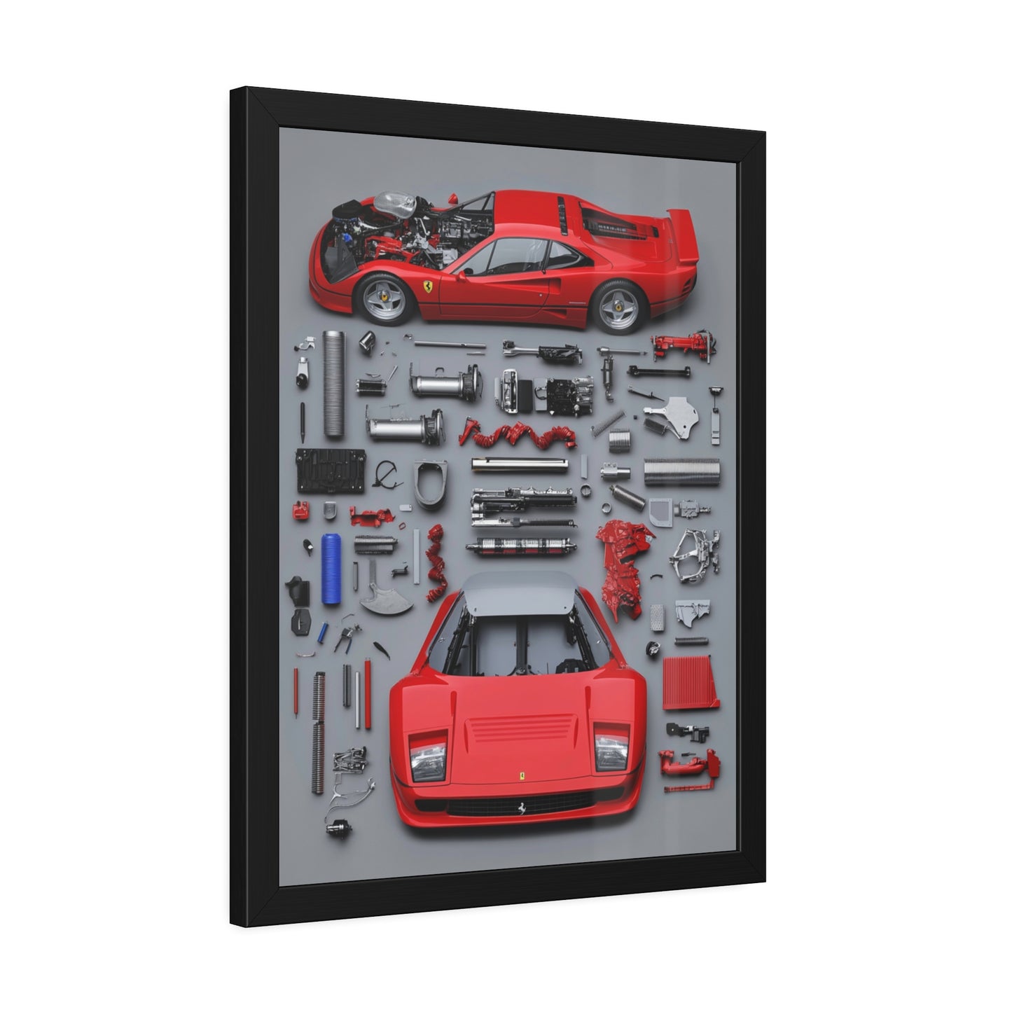 Prototype Classic Ferrari Framed Poster US