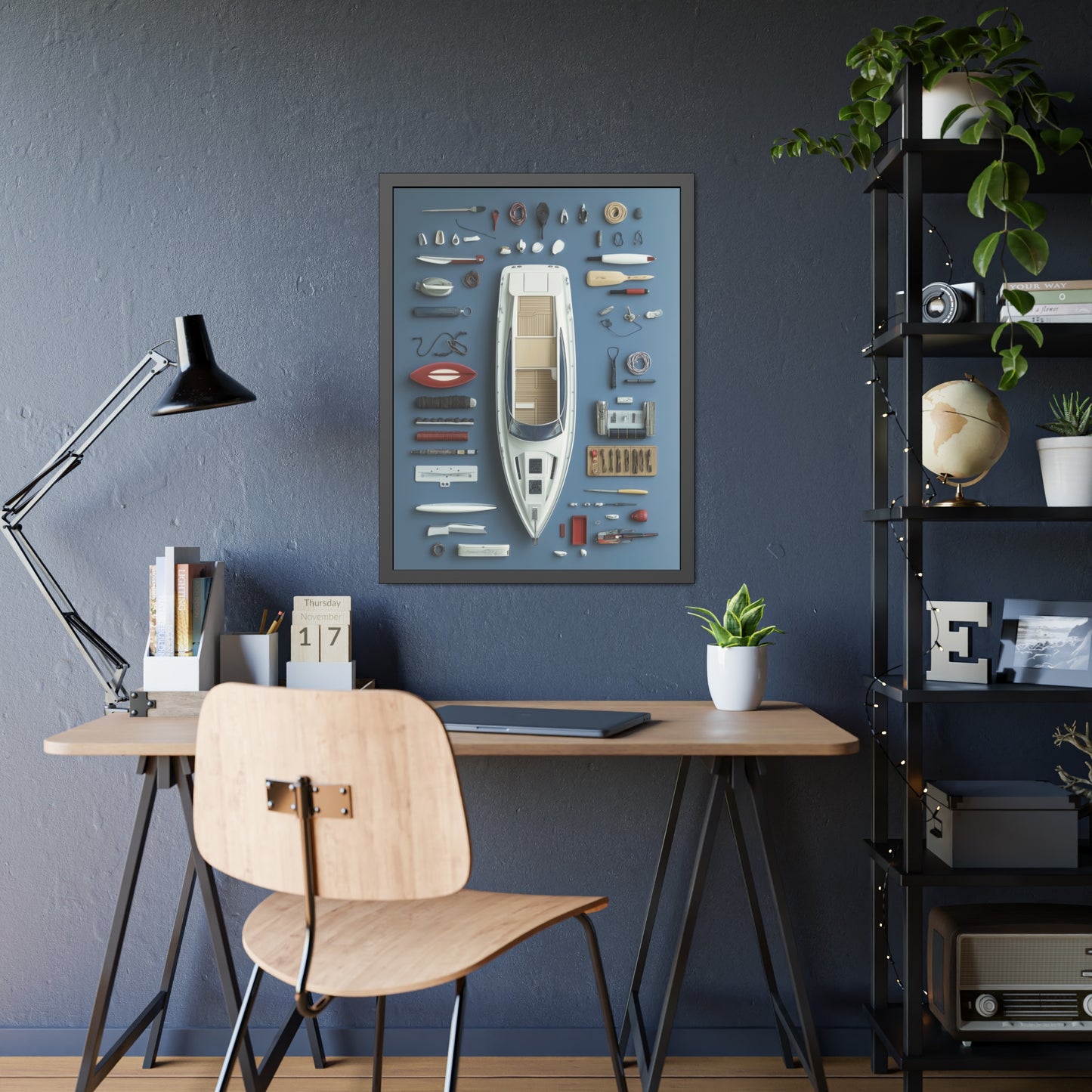 Fast Boat Framed Poster US