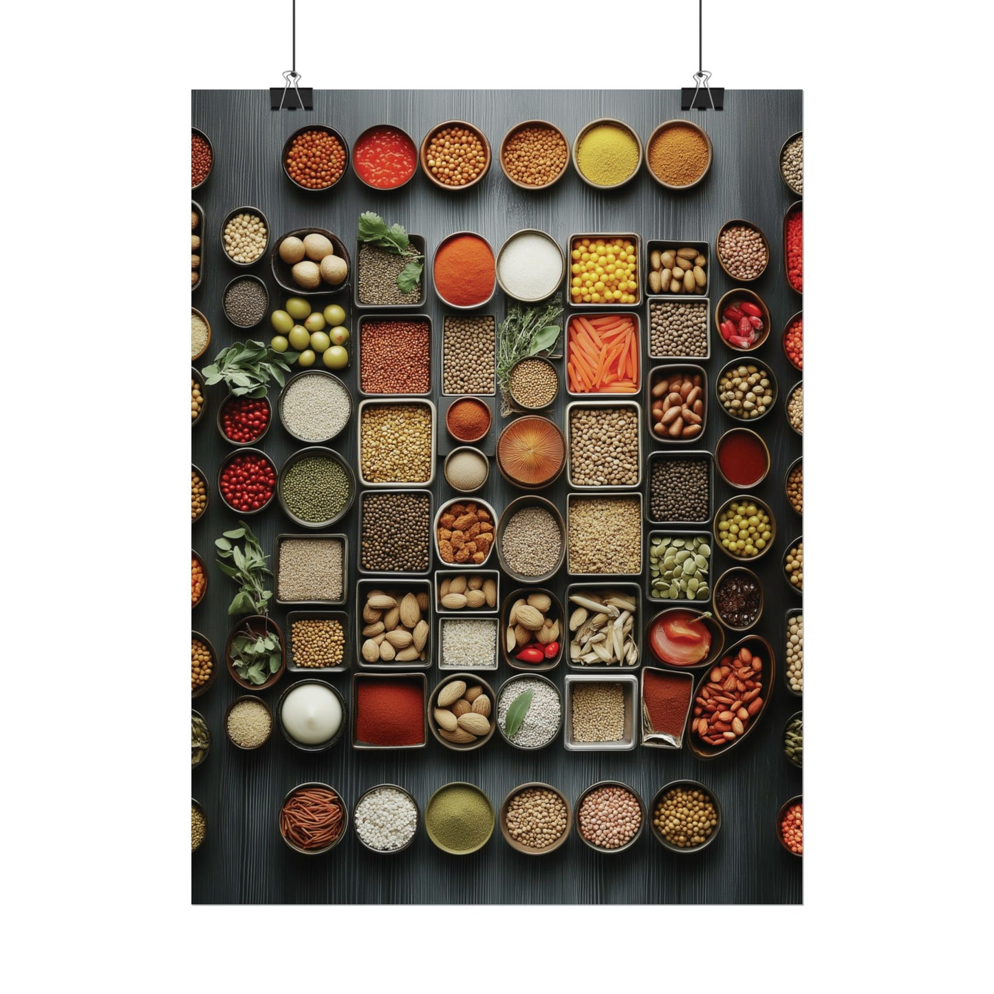 Ingredients Rolled Poster