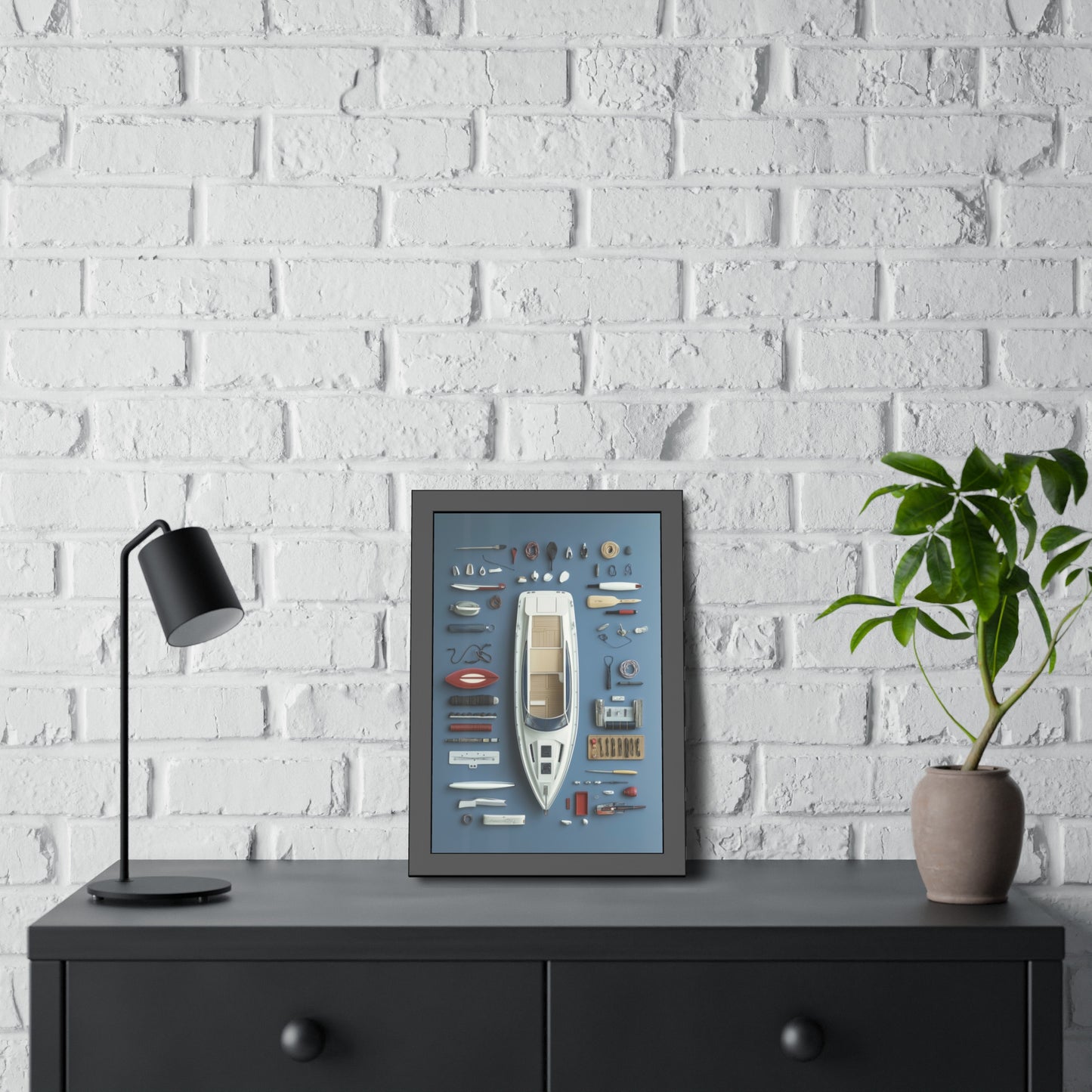Fast Boat Framed Poster US