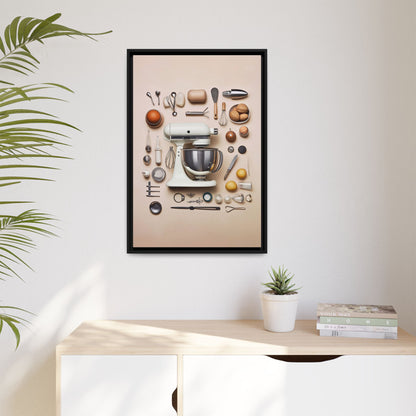 Shaker Shaker Framed Canvas