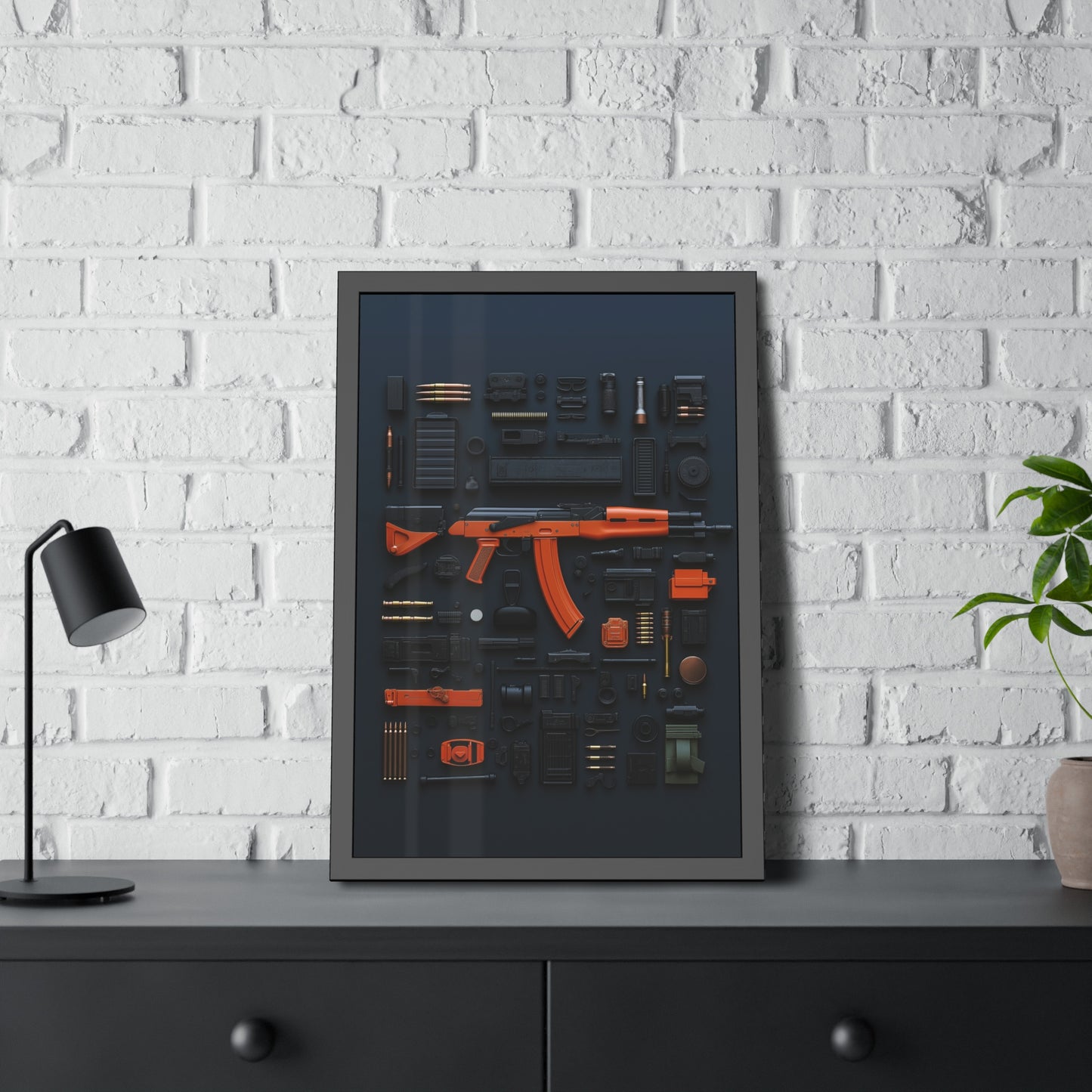AK47 Framed Poster US