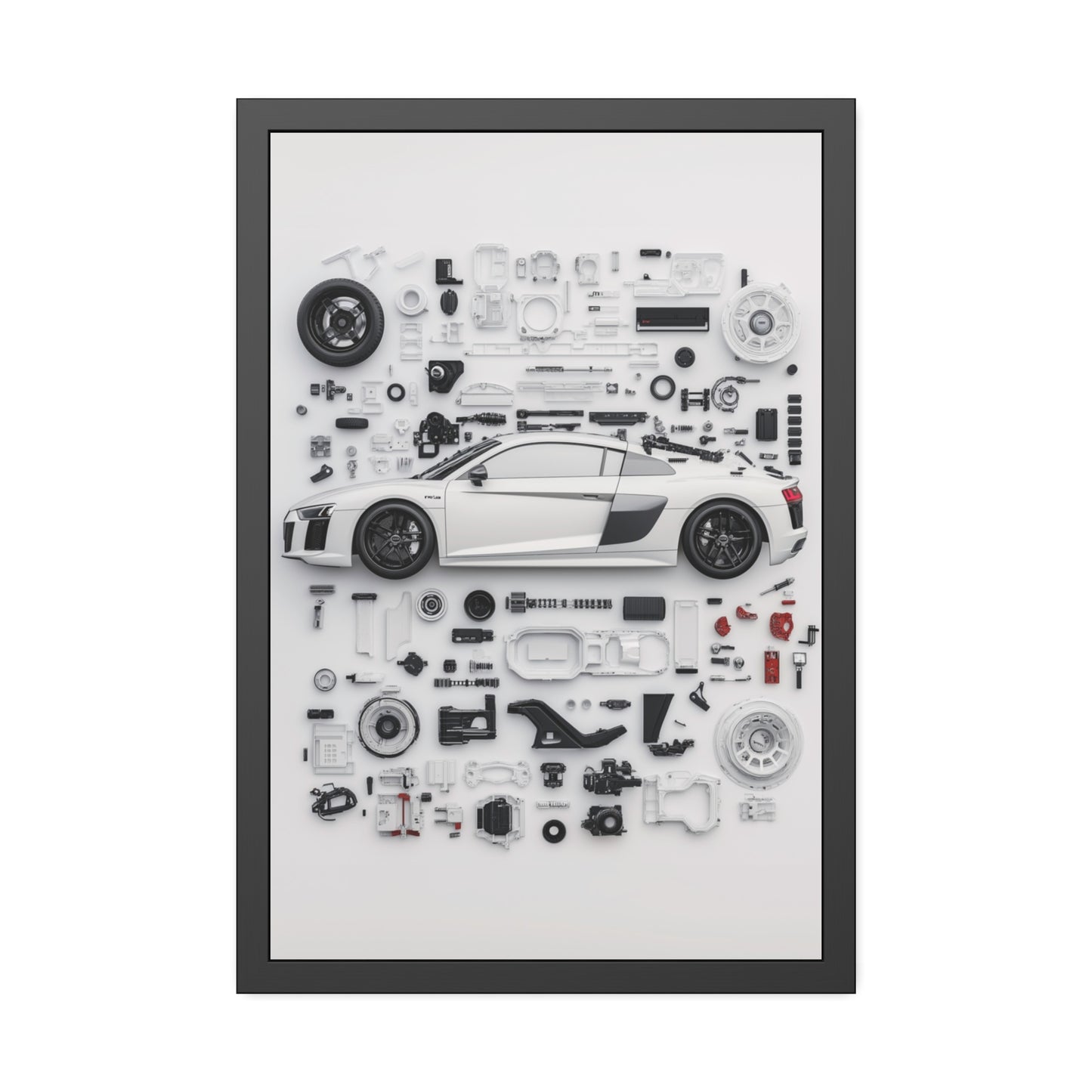 Audi R8 Framed Poster US