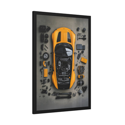 AMG GT Black Series Framed Poster US