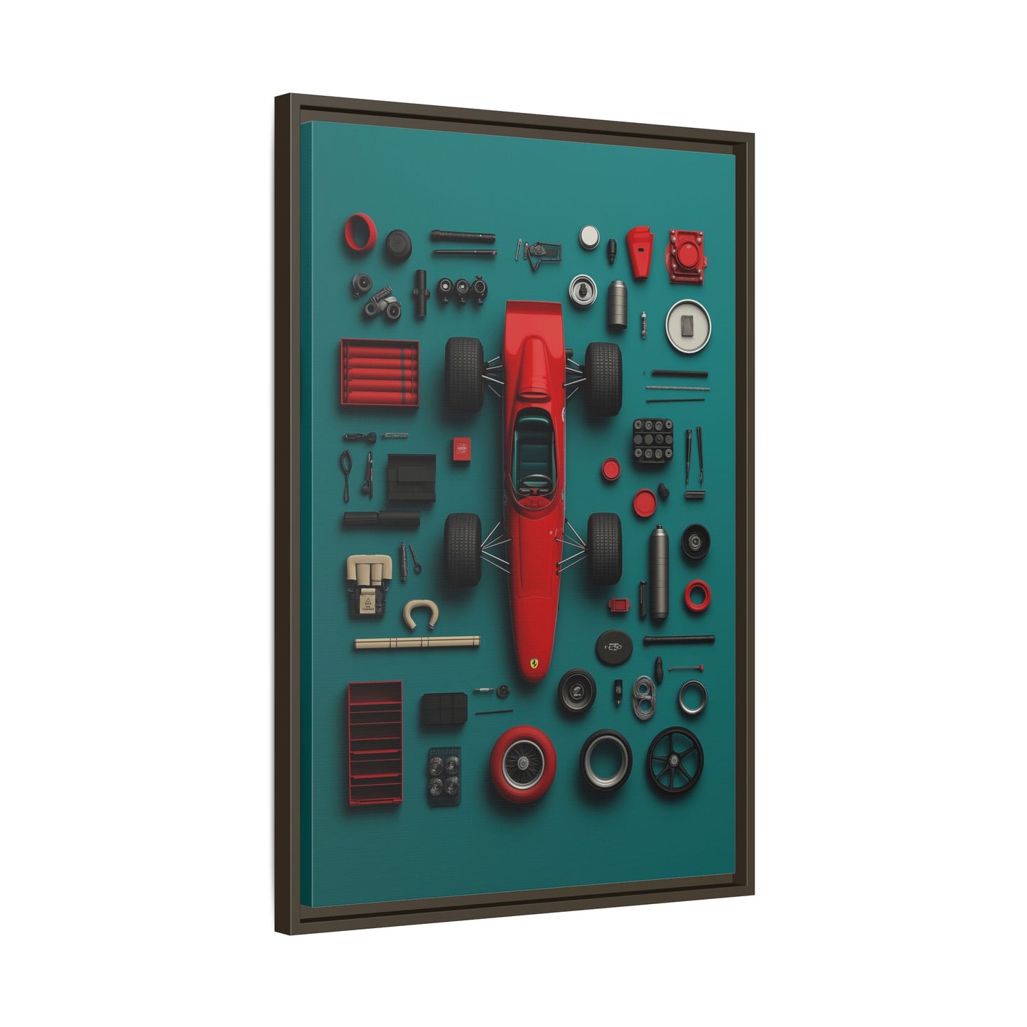 F1 Classic Framed Canvas