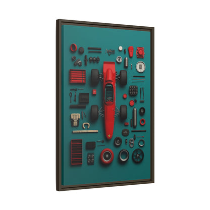 F1 Classic Framed Canvas