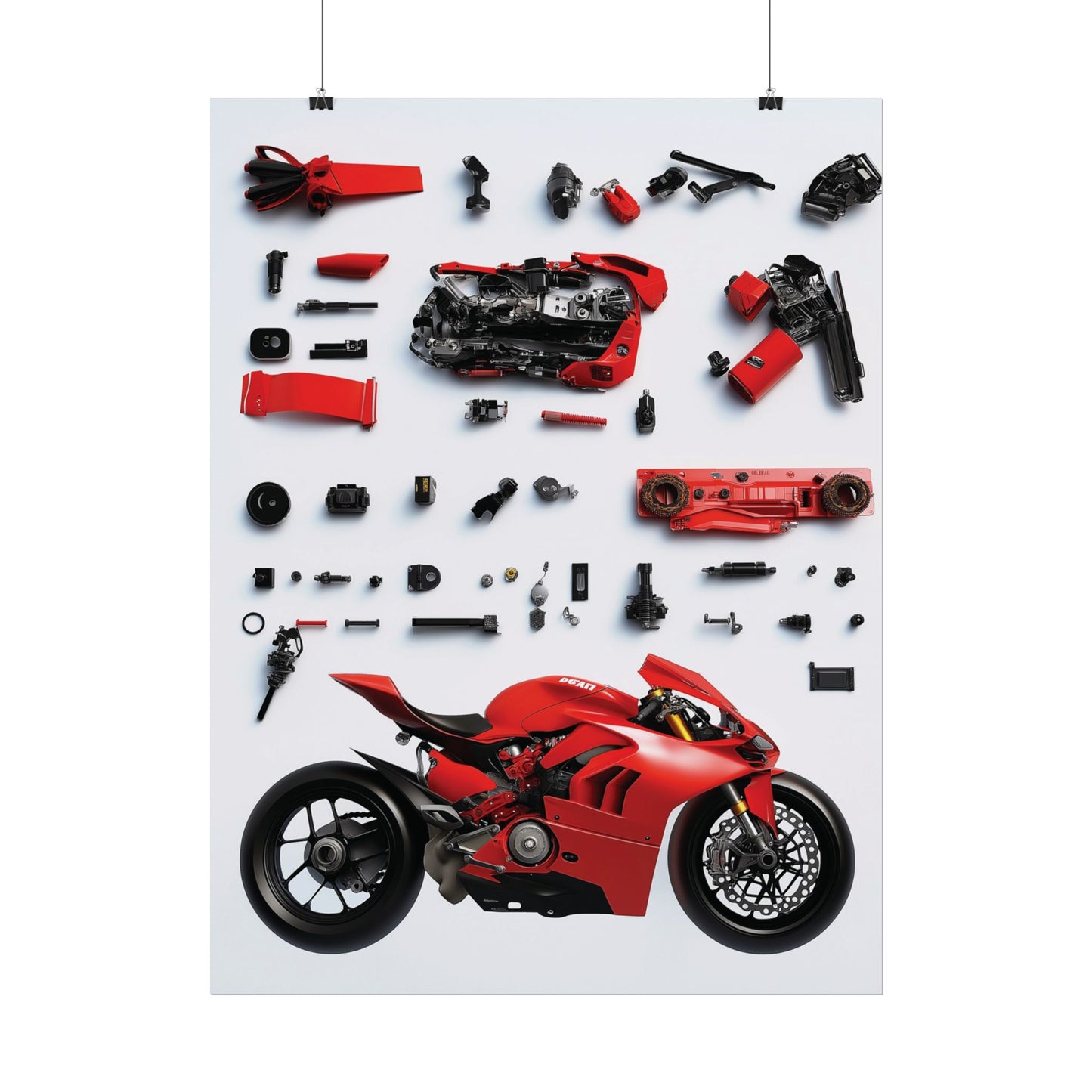 Ducati Rolled Poster