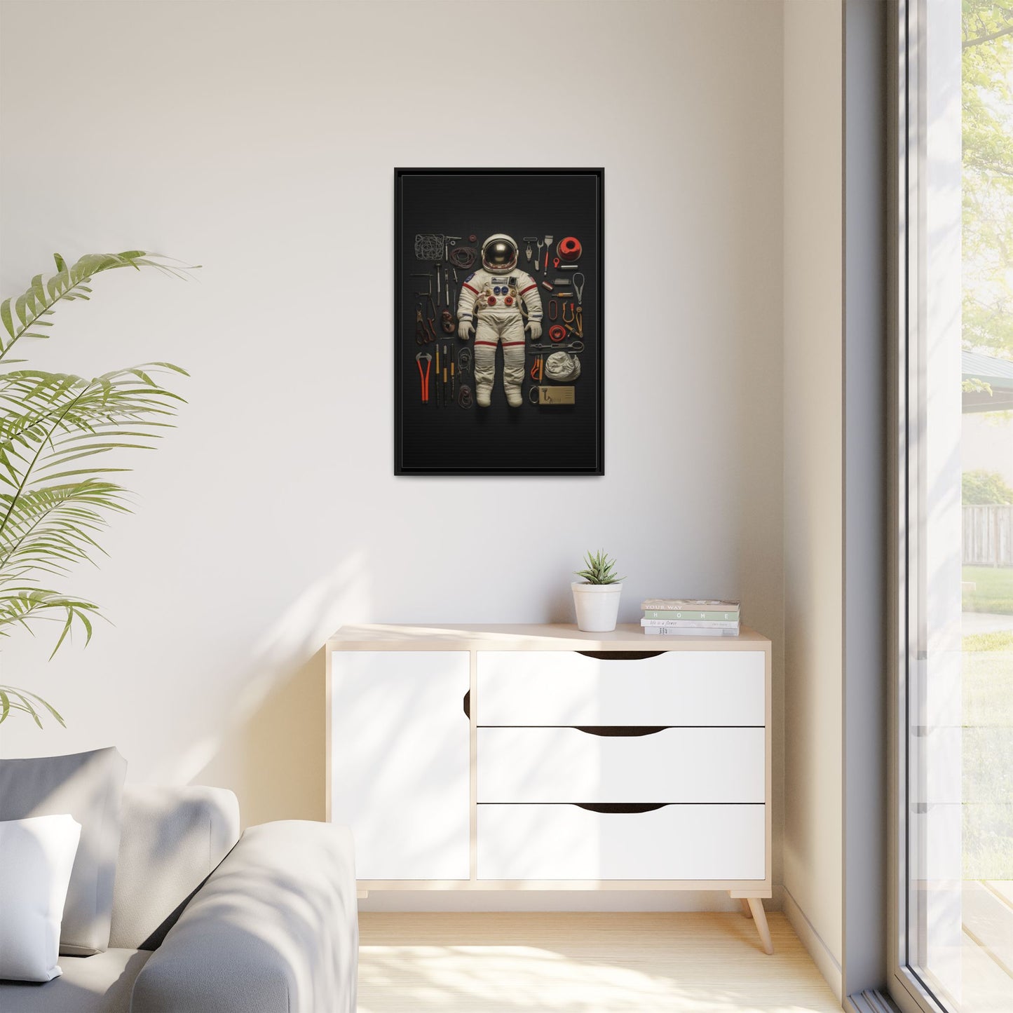 Astronaut Framed Canvas