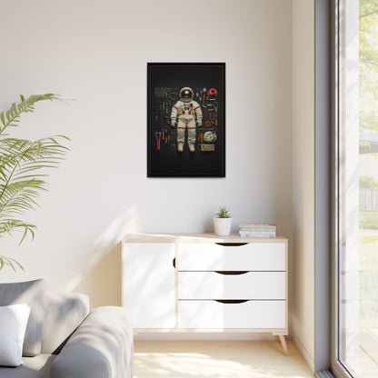 Astronaut Framed Canvas