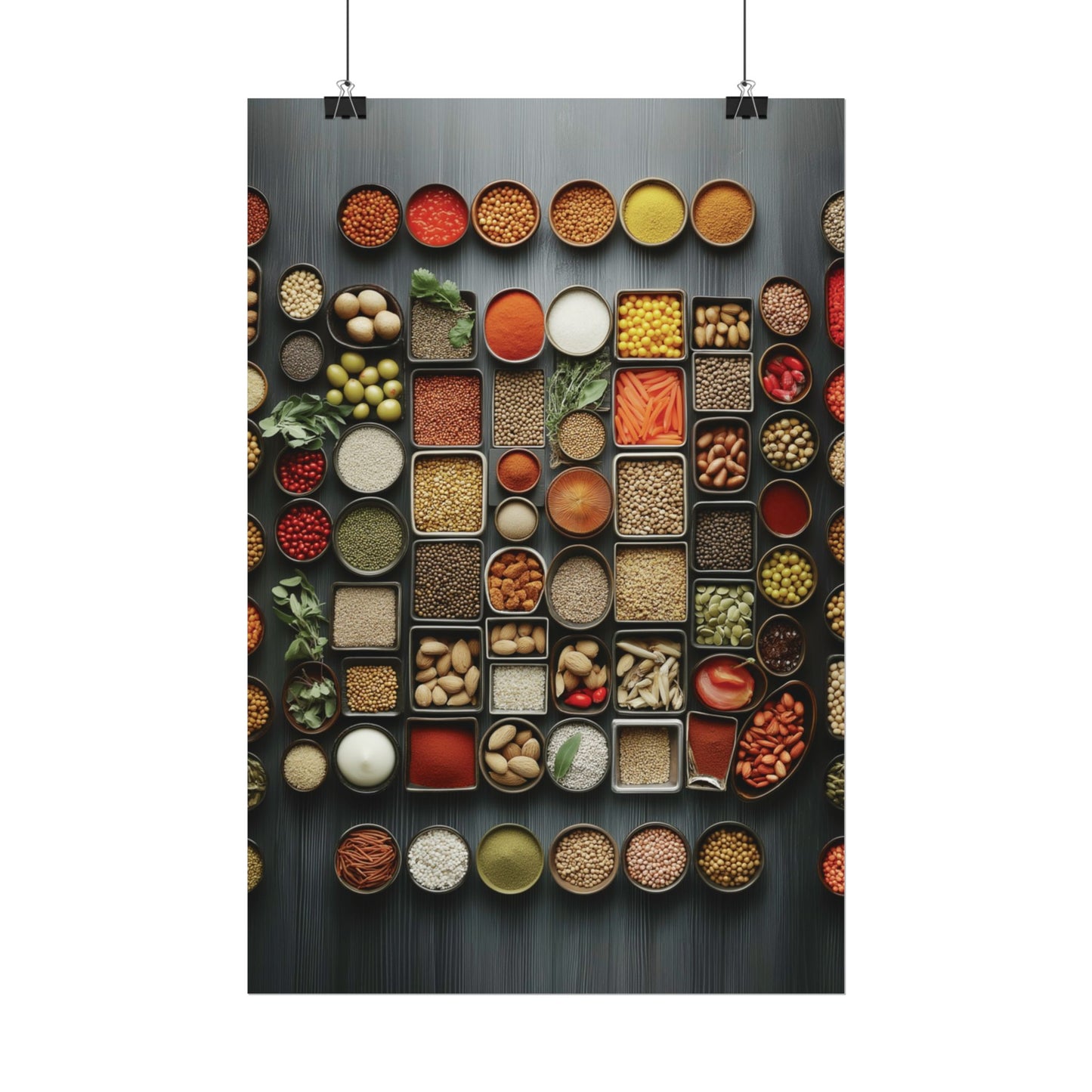 Ingredients Rolled Poster