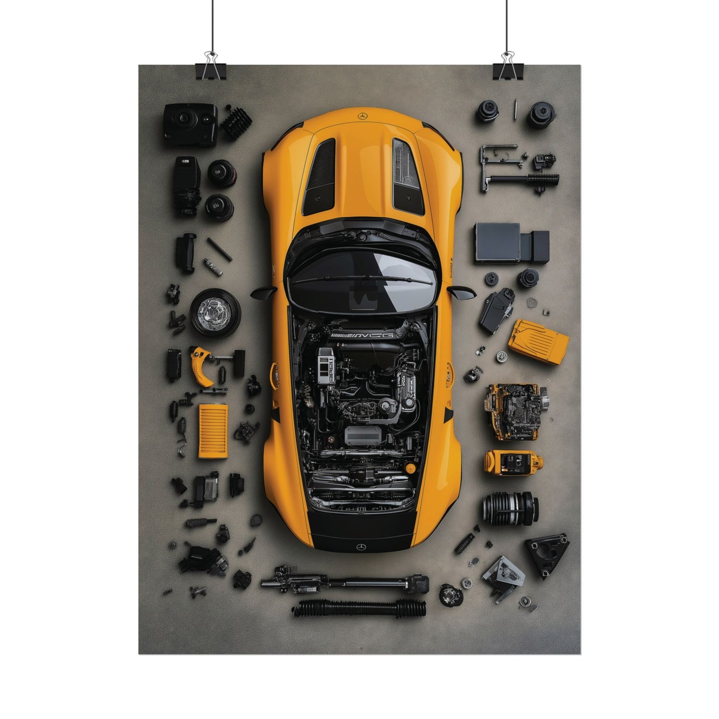 AMG GT Black Series Rolled Poster