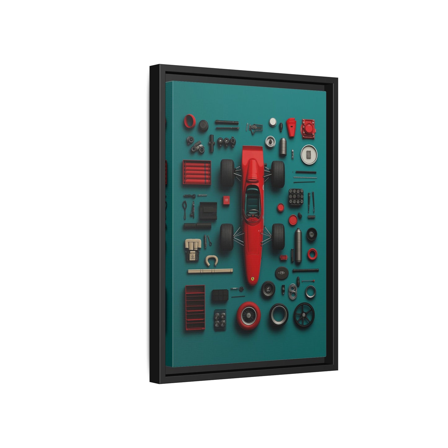 F1 Classic Framed Canvas