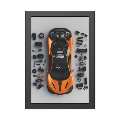McLaren 765LT Framed Poster US