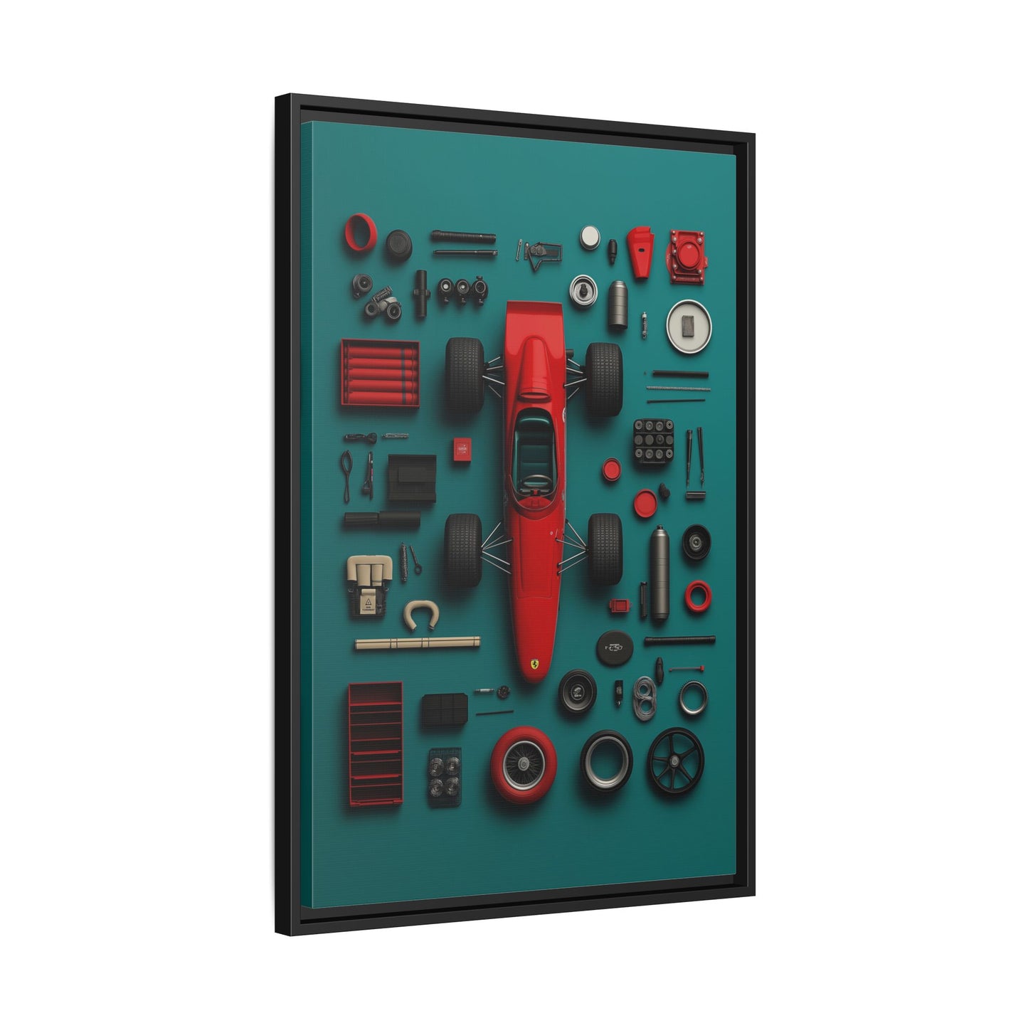 F1 Classic Framed Canvas