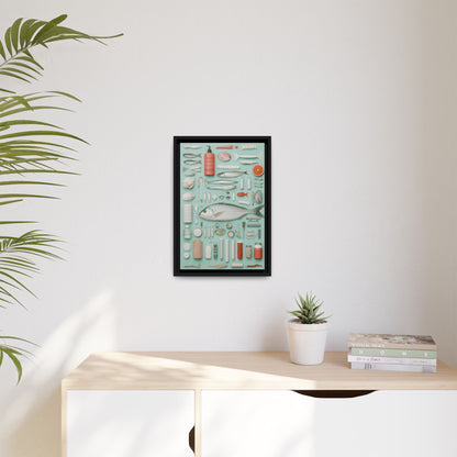 Fish Framed Canvas