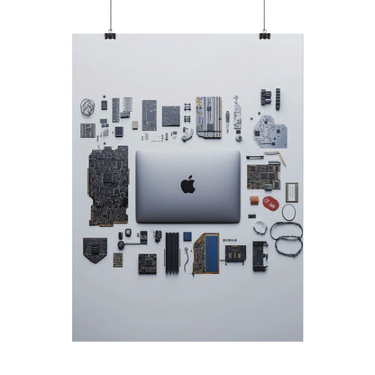 Grey Mac Rolled Poster