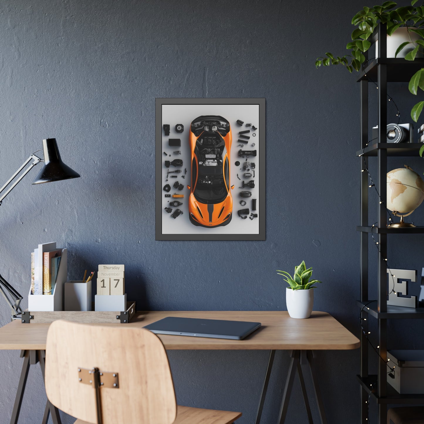 McLaren 765LT Framed Poster US