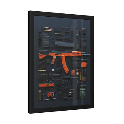AK47 Framed Poster US