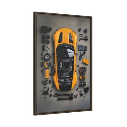 AMG GT Black Series Framed Canvas