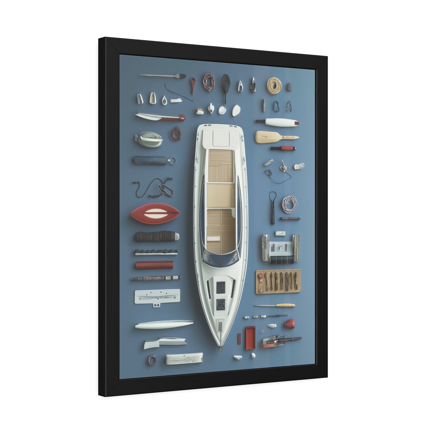 Fast Boat Framed Poster US