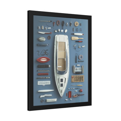 Fast Boat Framed Poster US