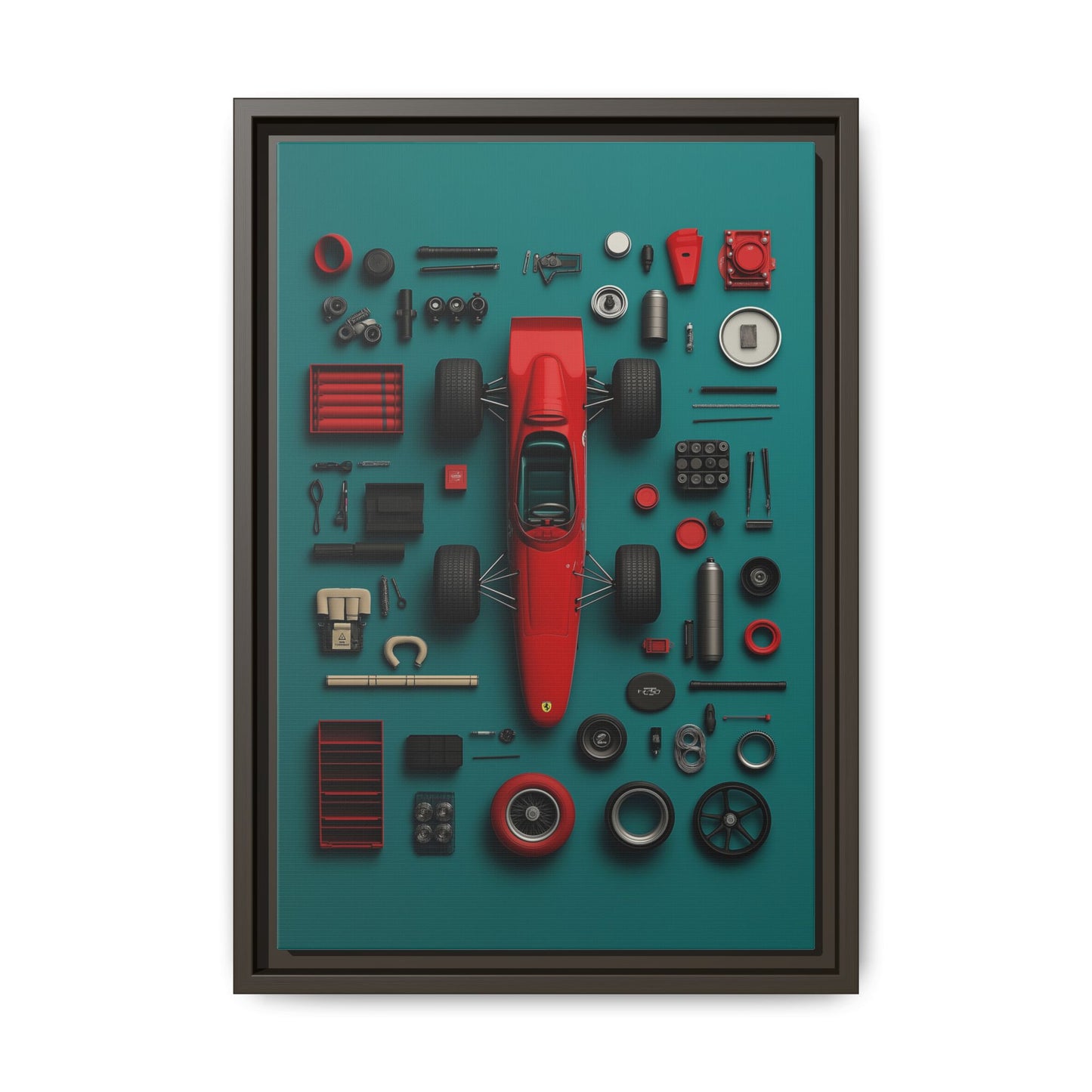 F1 Classic Framed Canvas