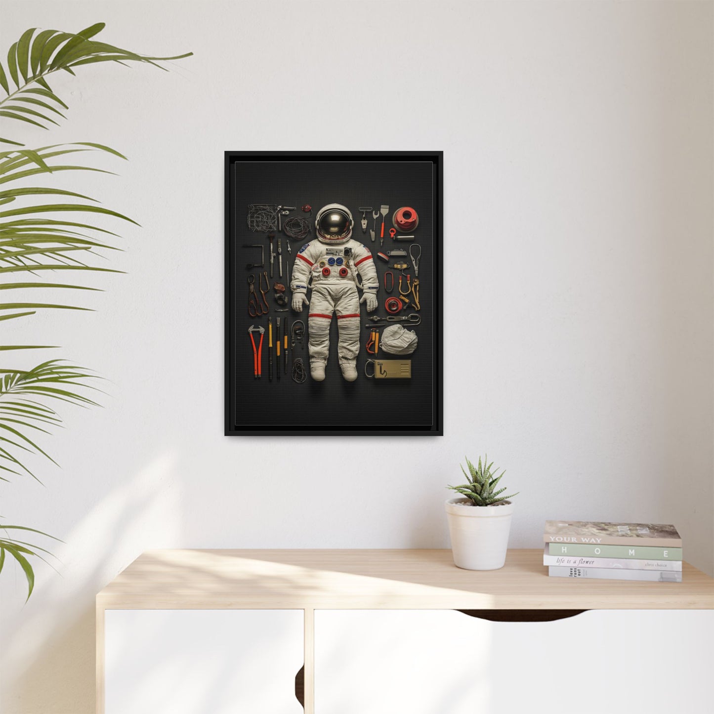 Astronaut Framed Canvas