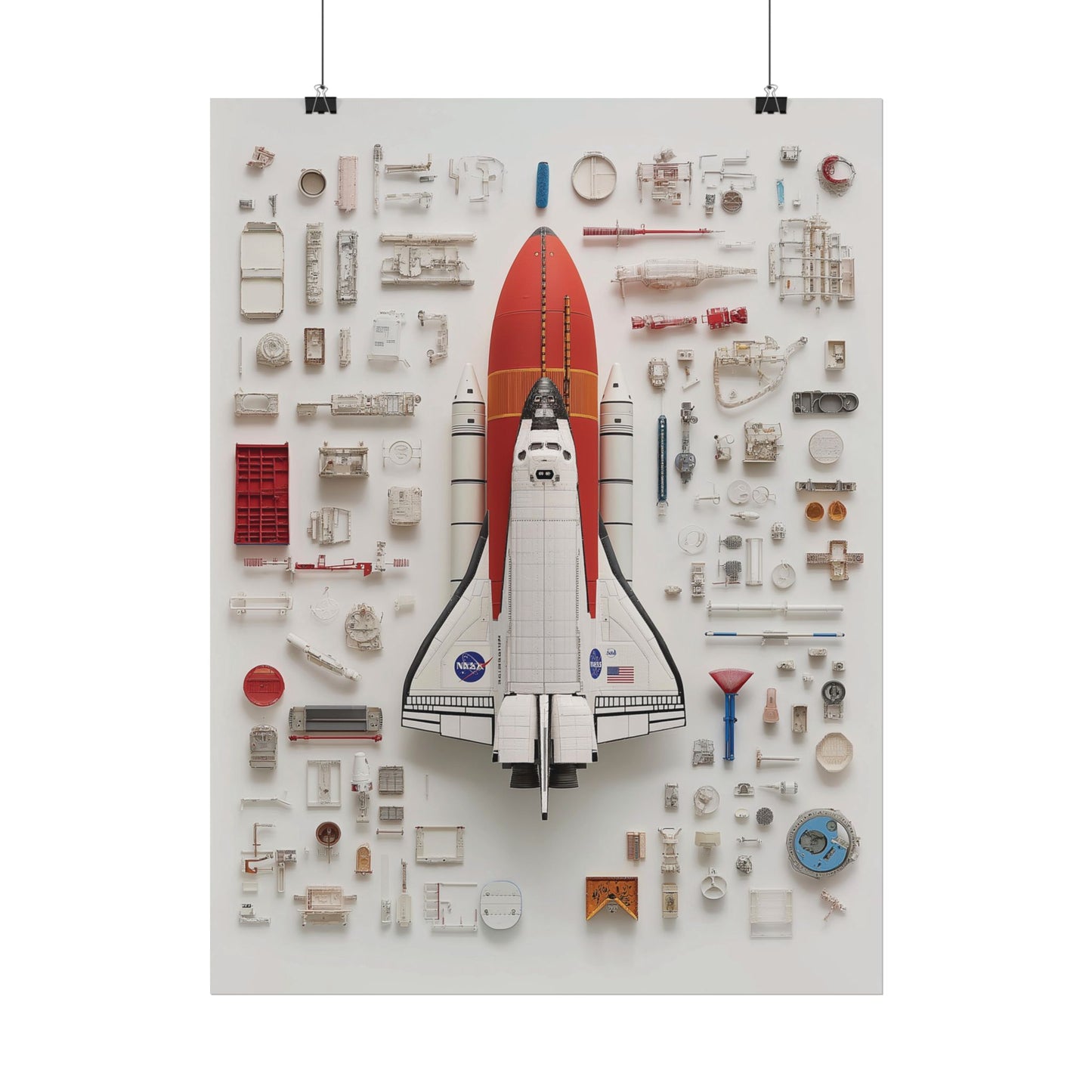 Shuttle Rolled Poster