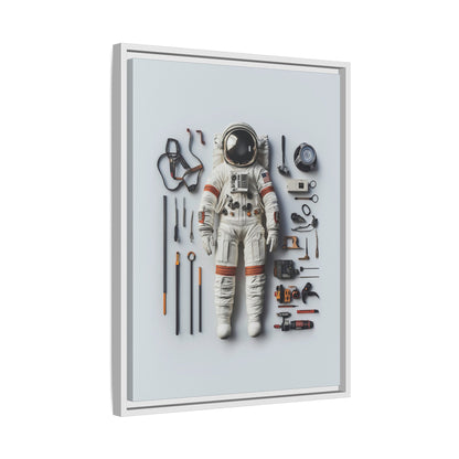 Astronaut Apollo Framed Canvas