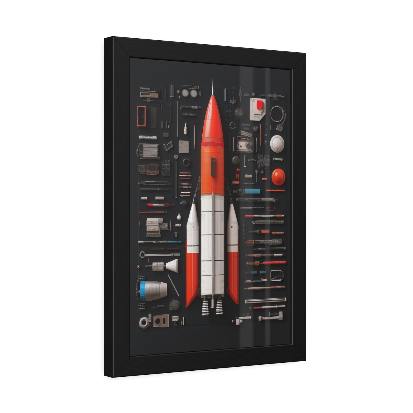 Classic Rocket Framed Poster US