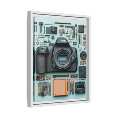 Canon Camera Framed Canvas