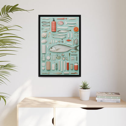 Fish Framed Canvas