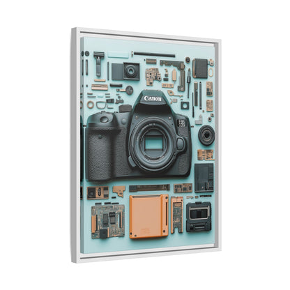 Canon Camera Framed Canvas