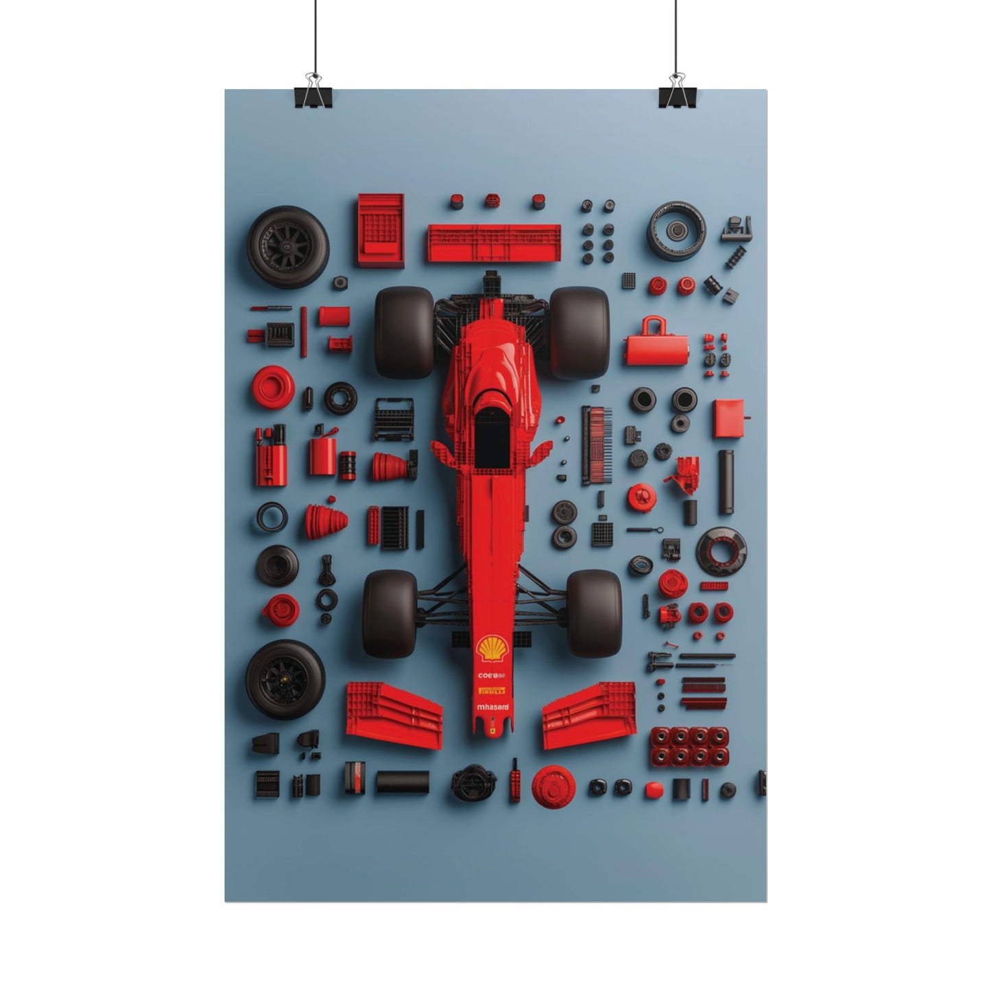 F1 Rolled Poster