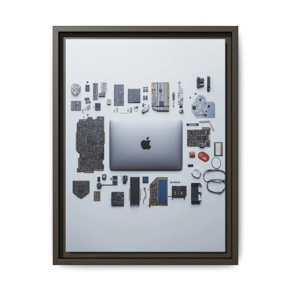 Grey Mac Framed Canvas