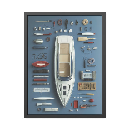 Fast Boat Framed Poster US